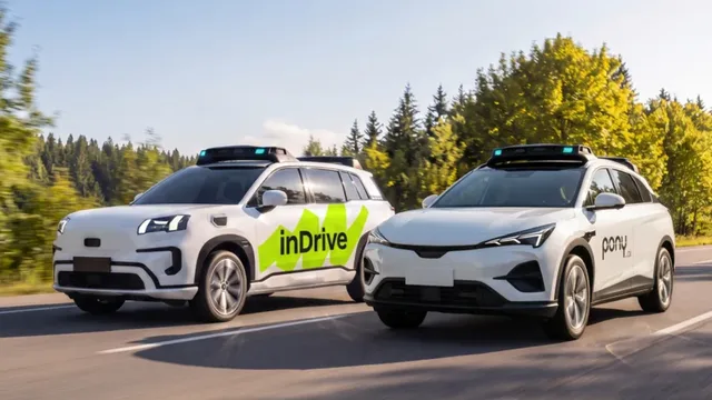استارتاپ inDrive با همکاری Nvidia و Pony.ai آزمایش تاکسی‌های خودران را در آسیای مرکزی کلید می‌زند